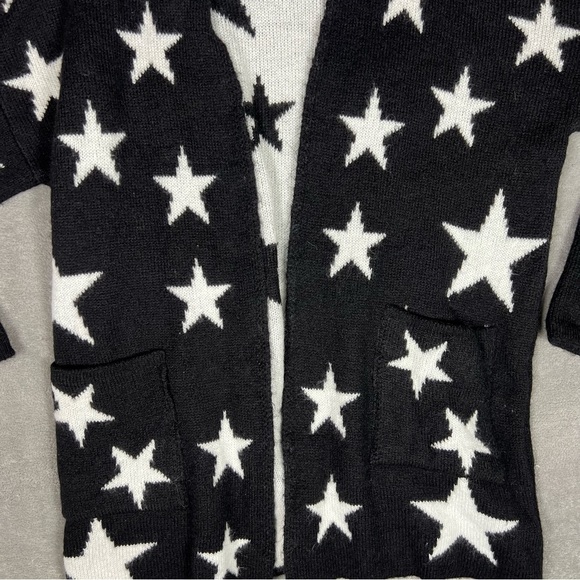 Anthropologie Cardigan Womens XS/S Maeve Star Printed Slouchy Oversized Sweater - Picture 2 of 10